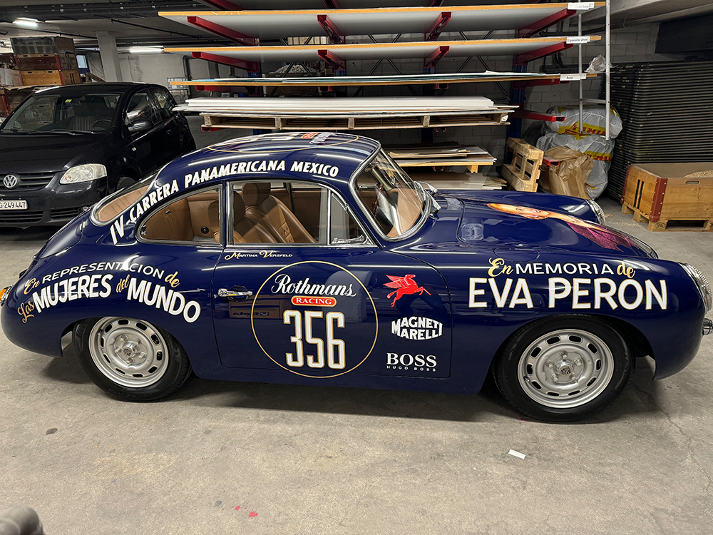 porsche 356 eva peron